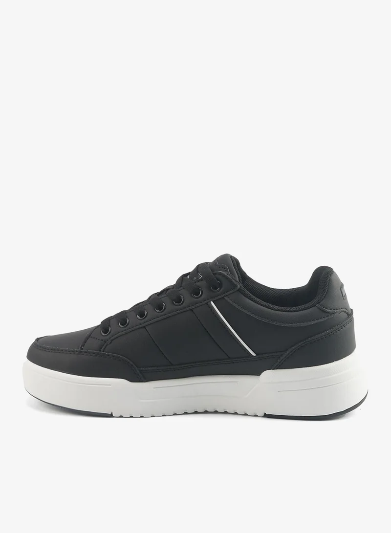 U.S. Polo Assn. black Men's Black Classic Low-Top Sneakers,Lightweight Shoes Casual for Everyday Style for Men | Best Price UAE