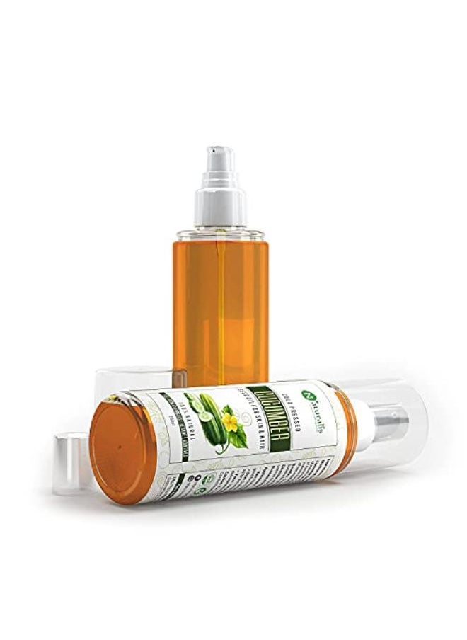 Naturalis Essence Of Nature Cold Pressed Cucumber Seed Carrier Oil, Natural Moisturizer For Youthful Skin, 200 Ml  - Image 4