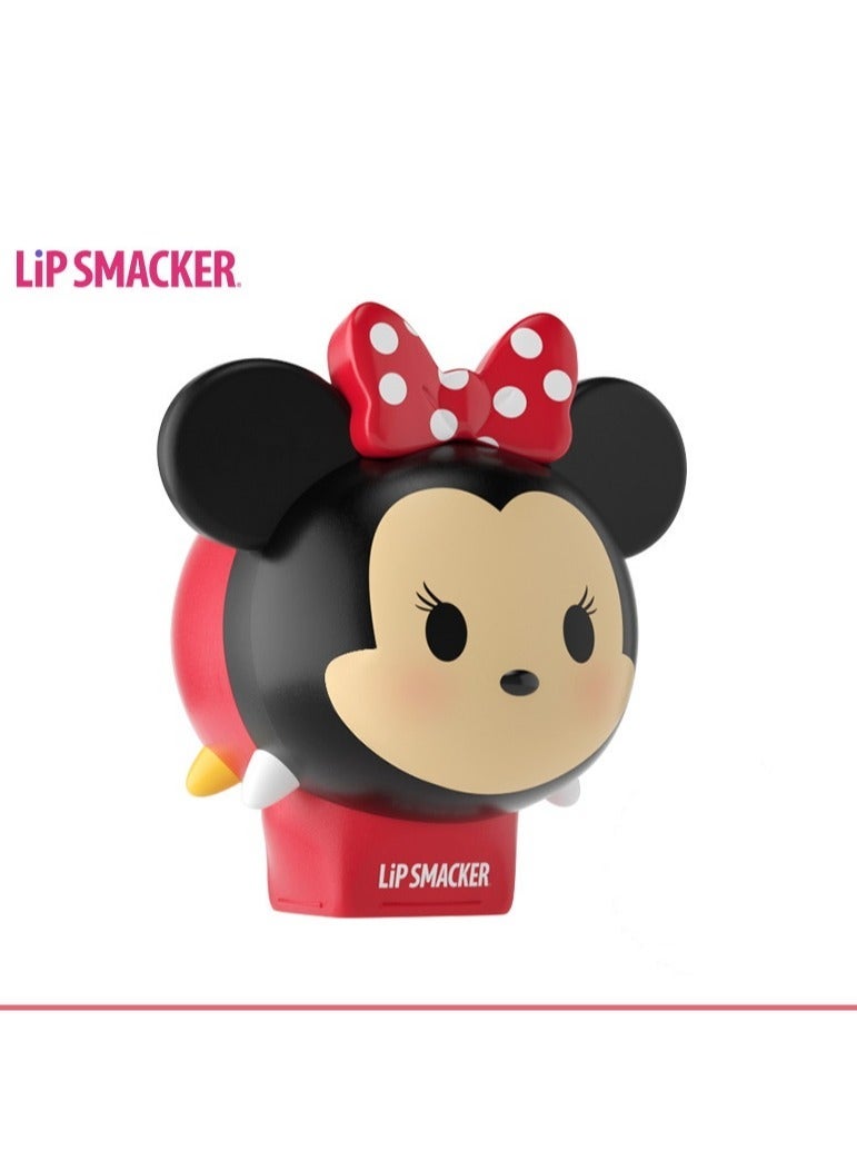 Lip smacker diss co-branded minnie (strawberry lollipop flavor) lip balm cartoon lip moisturizing