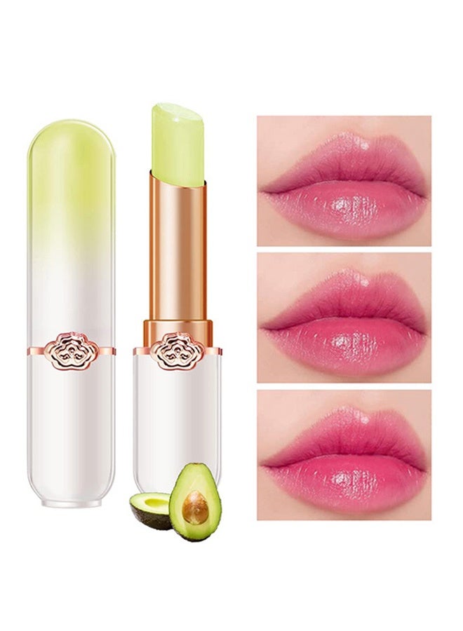 OMGA Avocado Tinted Lip Balms, Light Pink Lip Tint Gloss, Long Lasting Waterproof Lipstick, Tint Stain Glaze Pack Lipstick for Women Girls 3g - Image 1