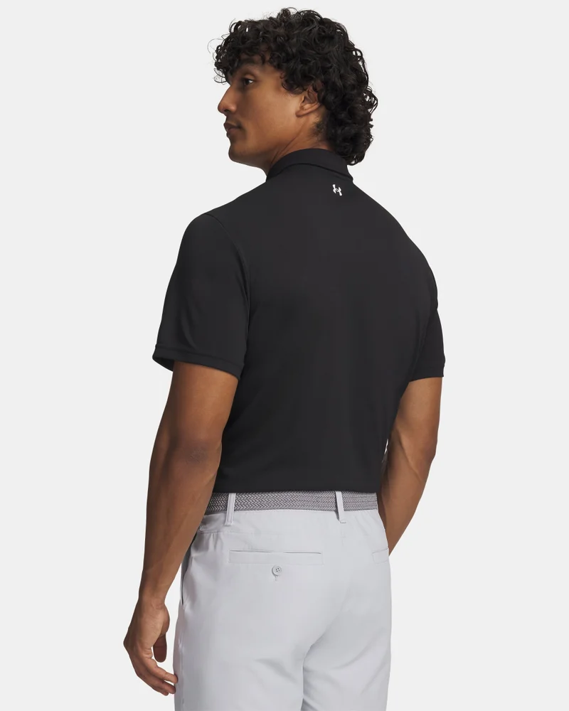 Under Armour Black UA Tee To Green Pique for Men | Best Price UAE