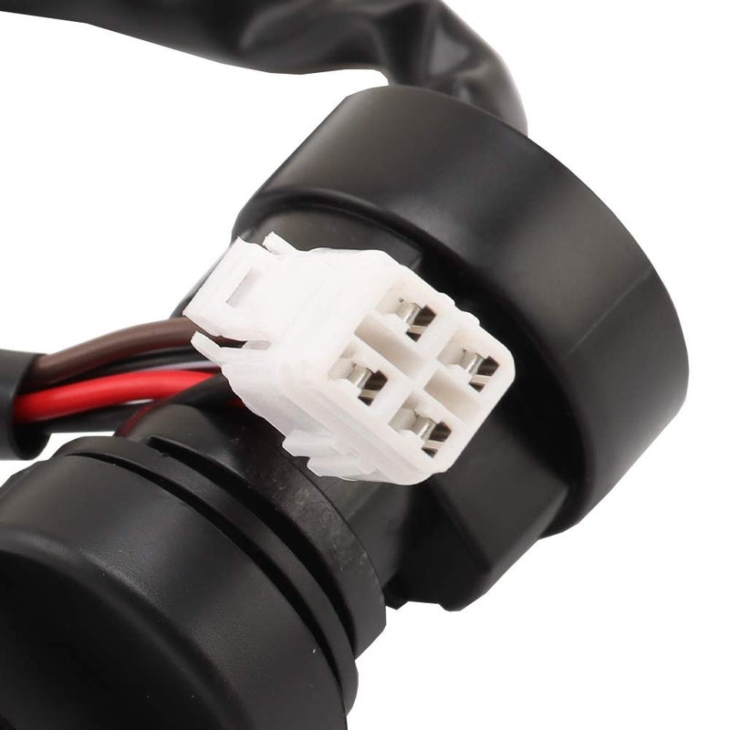 JSMANCAVE Ignition Key Switch for Yamaha YFZ450, Grizzly 400/450, Kodiak 400/450, YFM400/YFM450, Wolverine 450 - Image 2