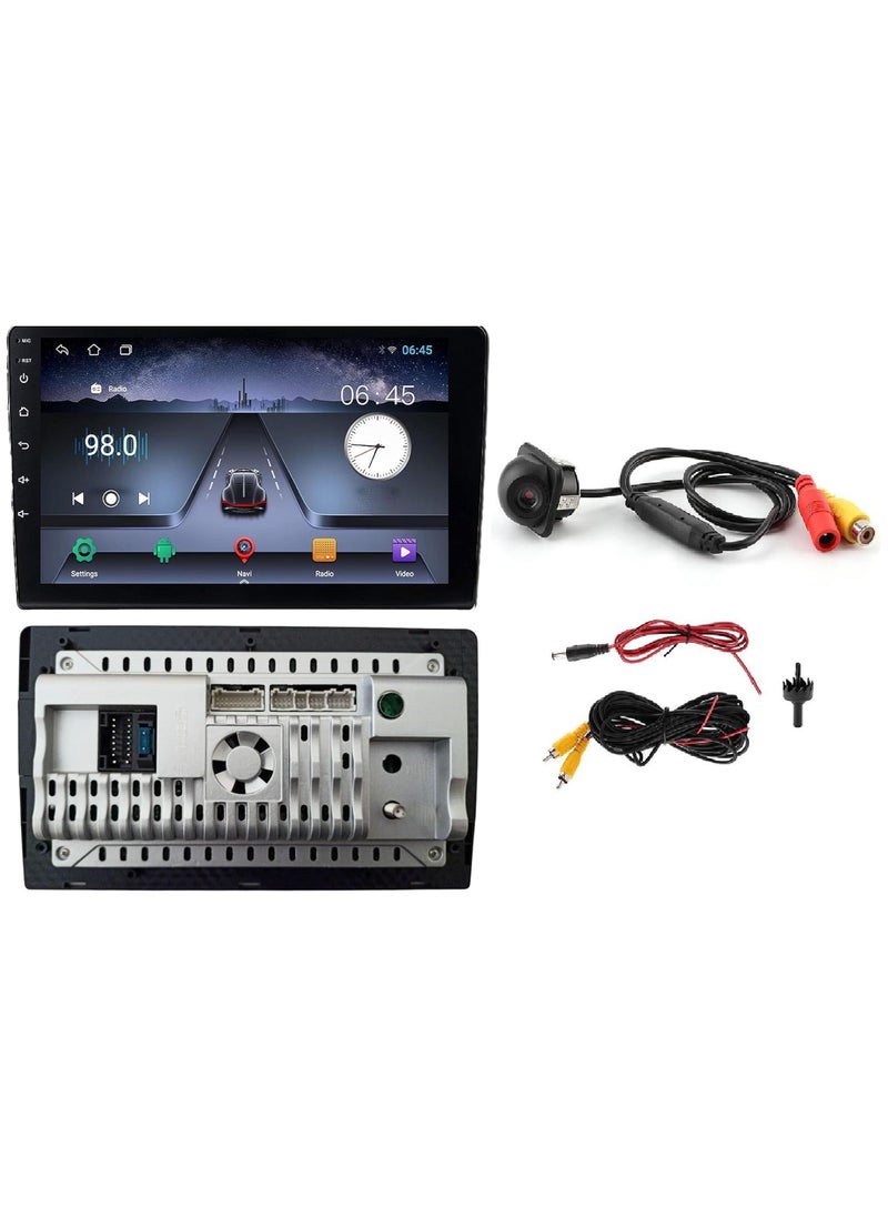 Generic - Car 9 inch Screen with Rear View Camera - 9-Inch Android Car Stereo Display, 2GB/32GB, IPS Touchscreen, GPS Navigation, CarPlay Support, Bluetooth, Built-in Cooling Fan with  Car Rear View Camera - PAL/NTSC, 420 TVL, 120-170 Degree Angle - Image 1