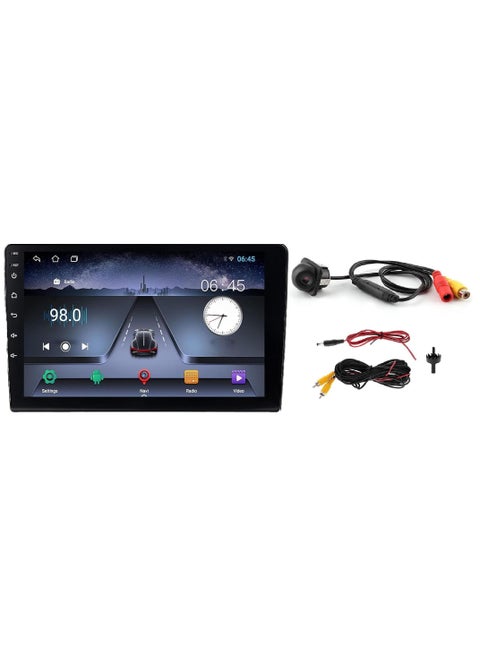 Car 9 inch Screen with Rear View Camera - 9-Inch Android Car Stereo Display, 2GB/32GB, IPS Touchscreen, GPS Navigation, CarPlay Support, Bluetooth, Built-in Cooling Fan with  Car Rear View Camera - PAL/NTSC, 420 TVL, 120-170 Degree Angle