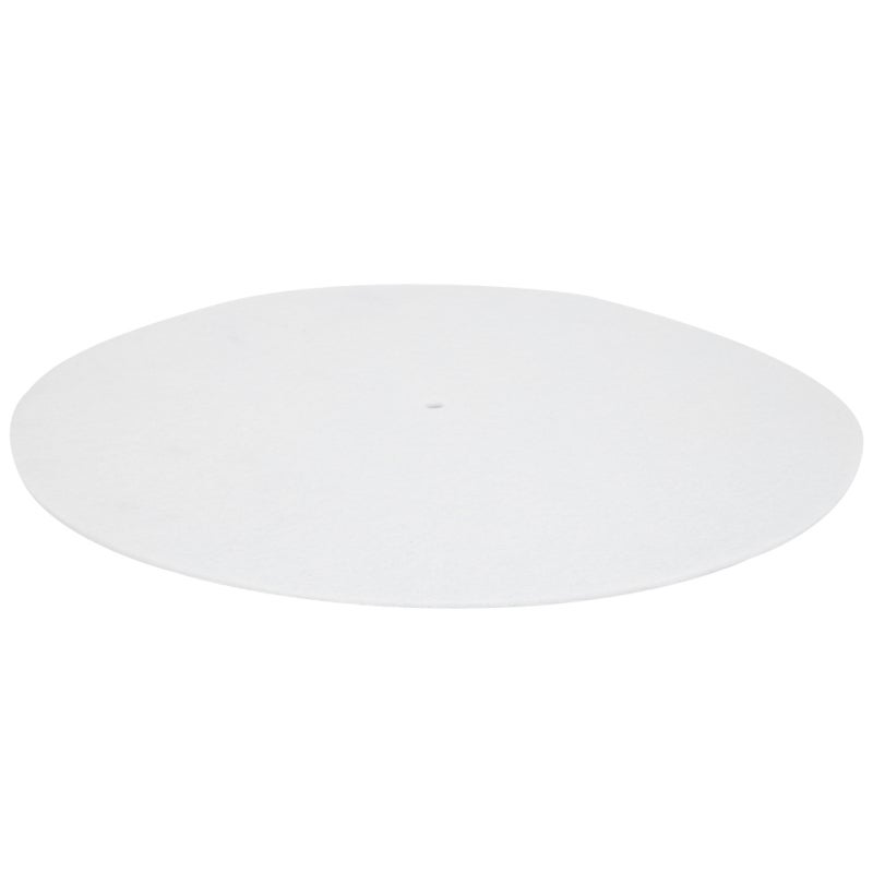 Premium Wool Turntable Platter Mat with Non-Slip Grooves for Vinyl Records - Anti-Shake Design with Label Recess for Audiophile Turntable Upgrade - Image 3