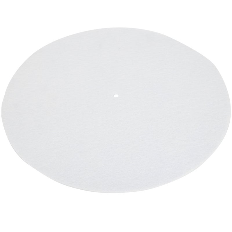 Premium Wool Turntable Platter Mat with Non-Slip Grooves for Vinyl Records - Anti-Shake Design with Label Recess for Audiophile Turntable Upgrade - Image 2