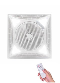 MODI Ceiling fan with led light and remote 3 speed HWF2002  - Image 1