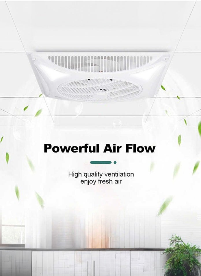 MODI - Ceiling fan with led light and remote 3 speed HWF2002 - Image 1