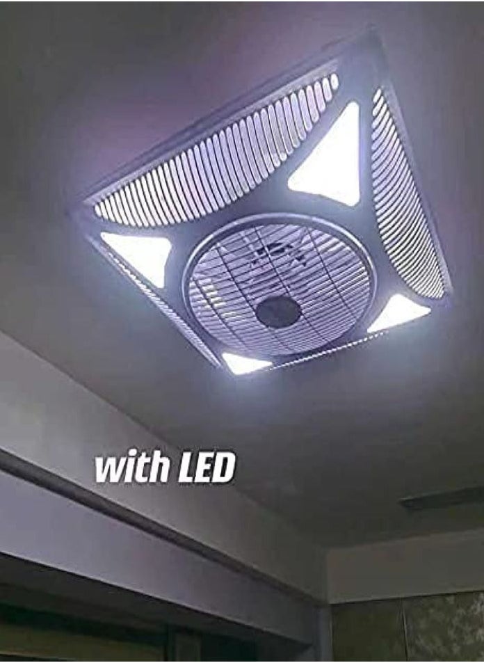 MODI - Ceiling fan with led light and remote 3 speed HWF2002 - Image 1