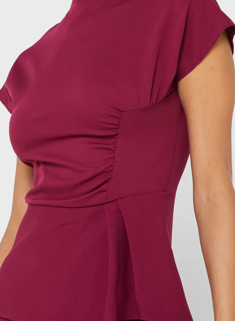 Ella Limited Edition Peplum Slit Dress