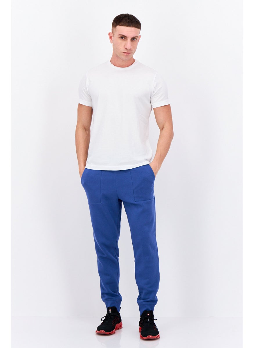 Gaiam - Men Slim Fit Solid Jogger Pants, True Navy - Image 1
