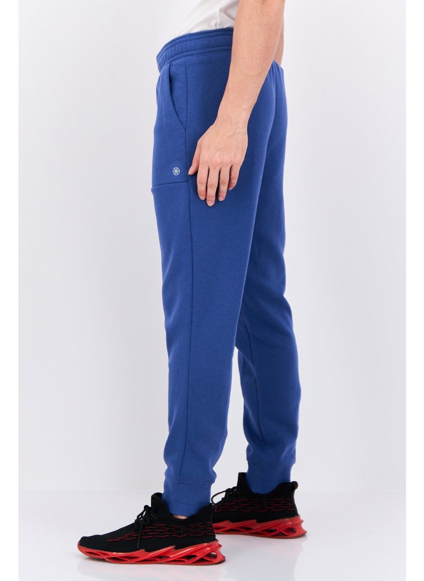 Gaiam - Men Slim Fit Solid Jogger Pants, True Navy - Image 1