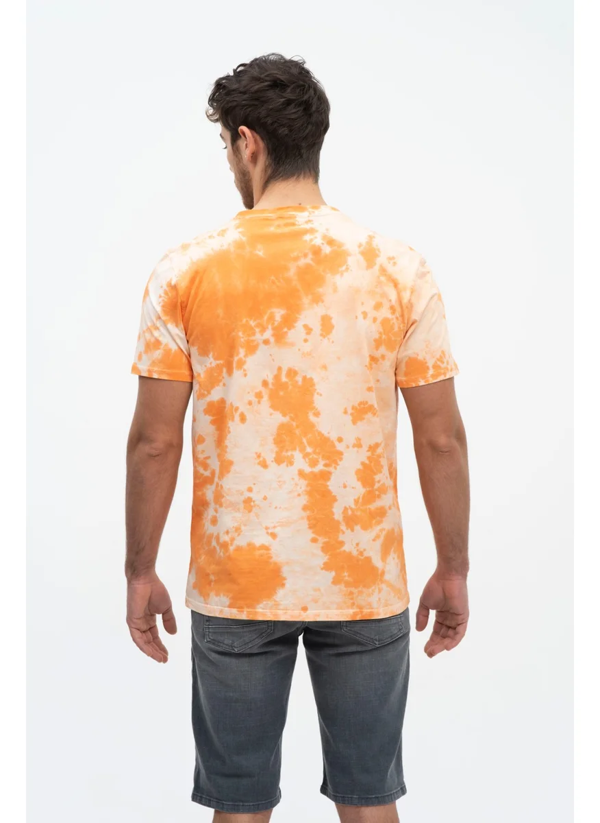 No Fear Original Men's T-Shirt Batik Orange