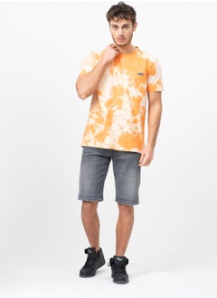 No Fear Original Men's T-Shirt Batik Orange  - Image 1