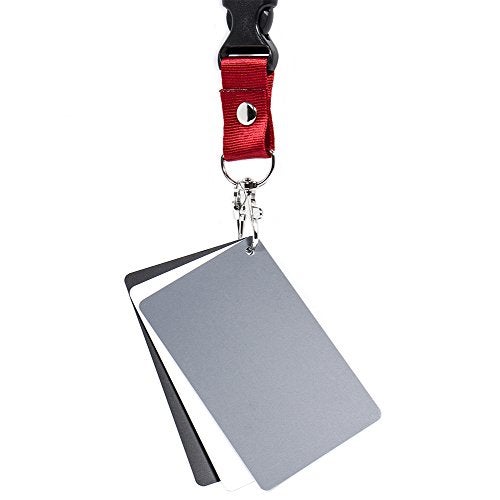 Macolink White Balance Grey Cards 18% Gray Cards Custom Color Calibration DSLR/SLR/Evil Camera Checker for Digital Photography Video (3.35" X 2.2") - Image 2