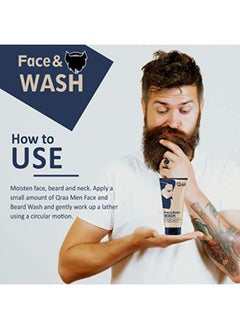 Qraa Men Face And Beard Wash - 100G(Pack Of 2), 100 G (Pack Of 2)  - Image 5