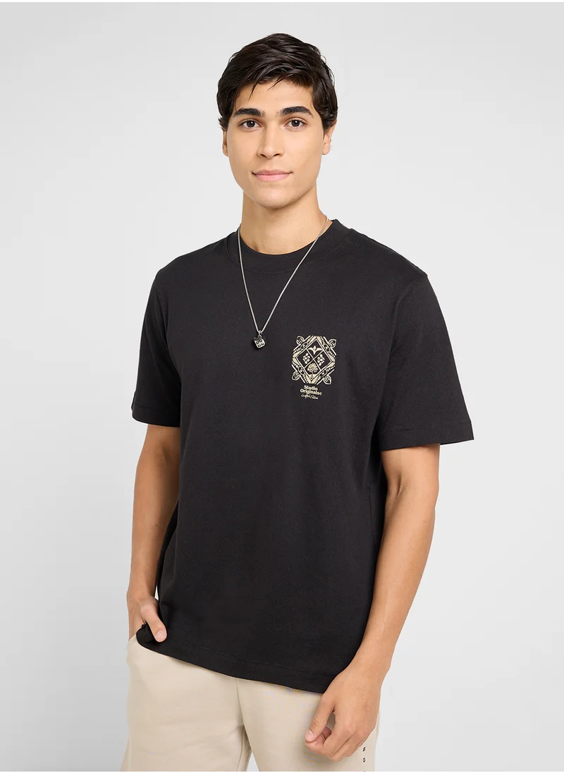 جاك اند جونز Crew Neck T-Shirt