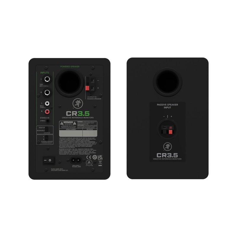 Mackie CR3.5 Active 3.5 Inch Studio Monitor Speakers Pair for Music Production - Image 3
