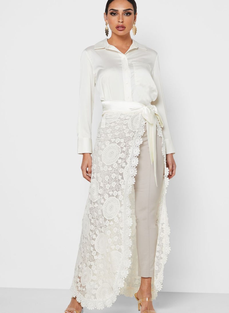 Desert Cove Mesh Wrap Cape - Image 1