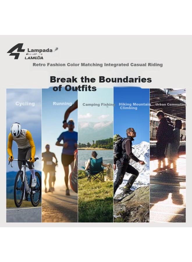 Lampada Lanpada Cycling Jacket Women'S Lightweight Windproof Water-Resistant Road Bike Cold Lock Windbreaker Lime Green S - Image 5