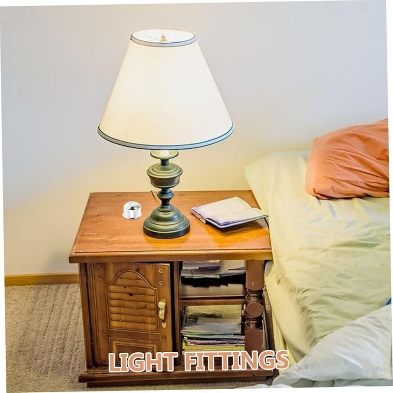 3 قطع من أطراف المصابيح المعدنية، أكواب زخرفية لحوامل أضواء الطاولة والسقف، ديكور منزلي متعدد الاستخدامات - Image 5