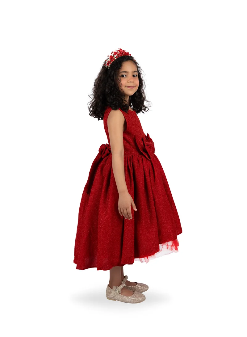 D'Daniela Bow Front Party Dress
