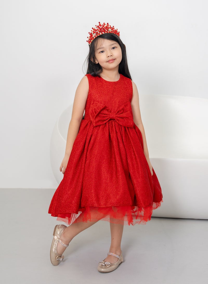 D'Daniela Bow Front Party Dress - Image 1