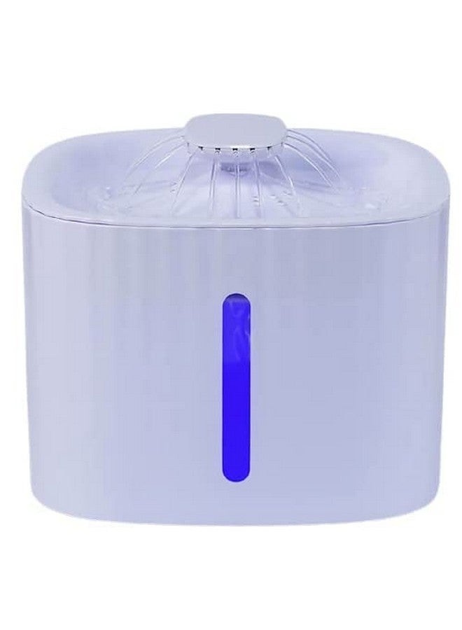 نافورة مياه شرب للحيوانات الأليفة - موزع مياه بلاستيكي بإضاءة LED أوتوماتيكية ونافورة شرب للحيوانات الأليفة بفلتر هادئ - Image 1