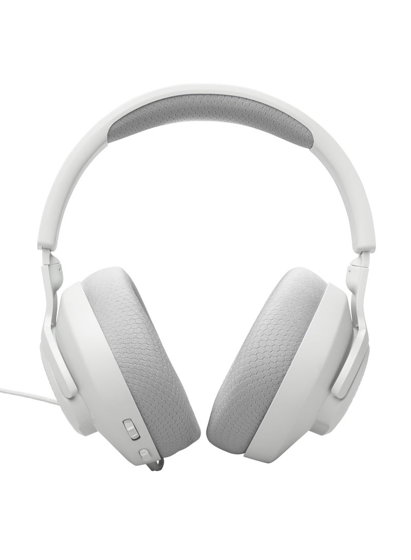 JBL JBL Quantum 100M2 - Wired gaming gaming headphones with JBL QuantumSOUND Signature and 3.5 mm connector, multi-platform compatible, detachable microphone with mute function, white - Image 3
