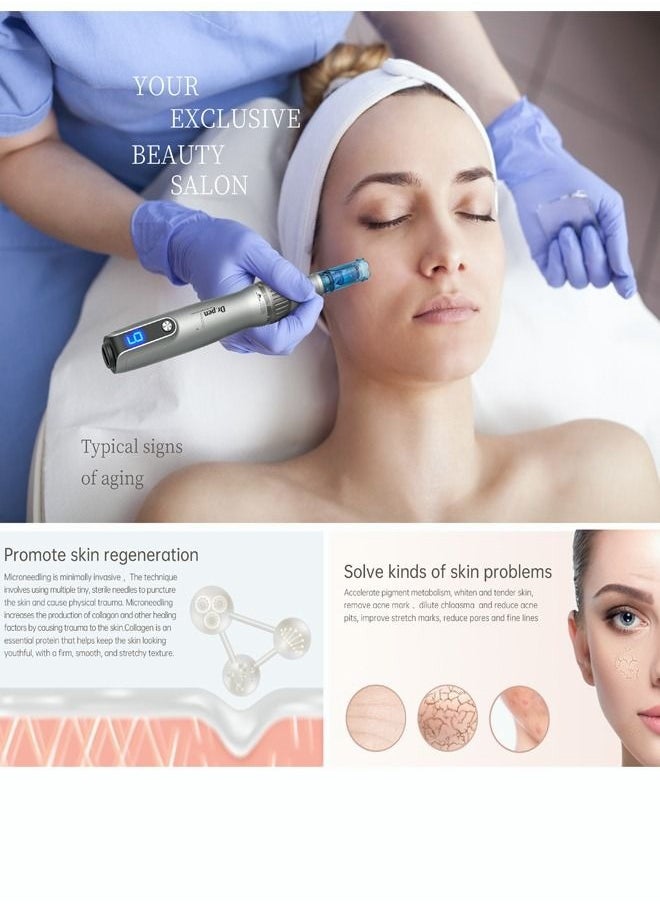Dr.pen Revolutionize Your Skincare Routine with the Latest Dr.pen M8S Cordless Microneedling MTS Derma Pen - Includes 12 Original Cartridges  - Image 4