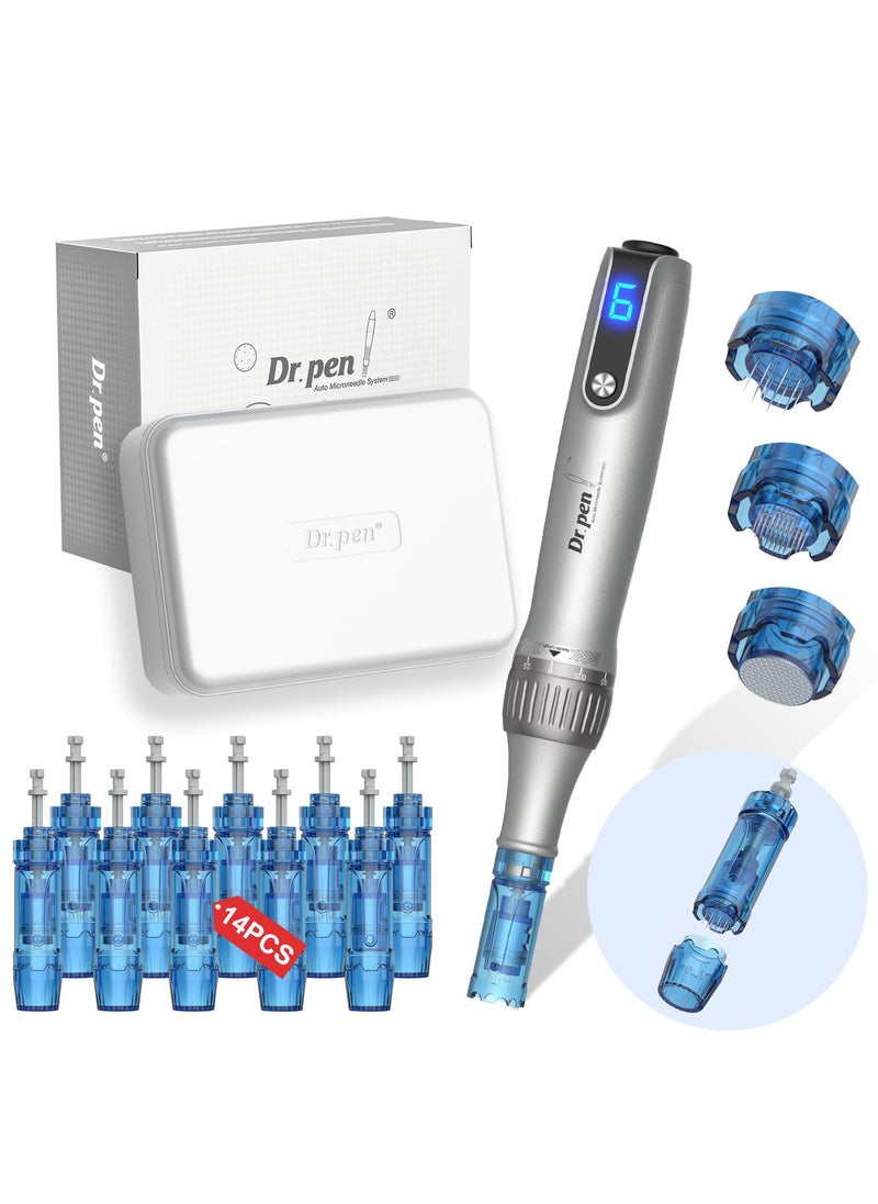 Dr.pen Revolutionize Your Skincare Routine with the Latest Dr.pen M8S Cordless Microneedling MTS Derma Pen - Includes 12 Original Cartridges  - Image 1