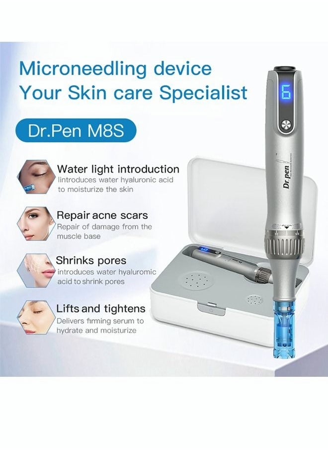 Dr.pen Revolutionize Your Skincare Routine with the Latest Dr.pen M8S Cordless Microneedling MTS Derma Pen - Includes 12 Original Cartridges  - Image 2