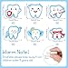 CJiangpo 60Pcs Tooth Mini Erasers for Kids Bulk Cute Tooth Fairy Pencil Rubber Eraser Cartoon Novelty Teeth Themed Party Favors Filler School Classroom Prizes Gifts - Image 4