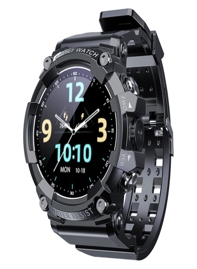 LOKMAT ATTACK 3 Smart Sports Watch 1.28'' TFT Full-touch Screen BT Call ECG Monitoring Multiple Sports Mode Music Control/Remote Camera Compatible with Android iOS - Image 1