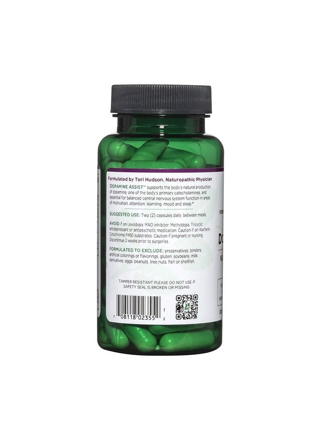 Vitanica Dopamine Assist Dr Formulated Dopamine Supplement Ltyrosine Mucuna Pruriens Organic Neurotransmitter Mood Support Vitamin B6 Folate Green Tea Extract Quercetin Vegan 60 Capsules  - Image 4