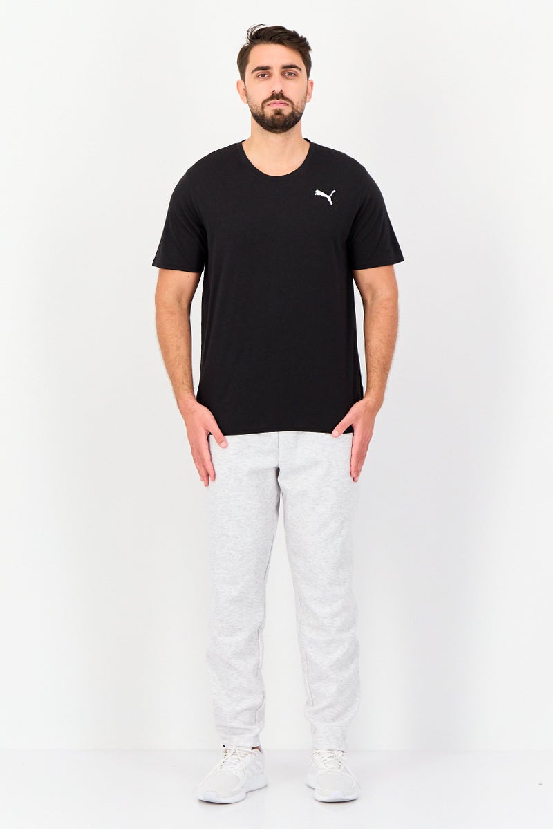 PUMA تي شيرت رياضي للرجال بأكمام قصيرة مناسب في الهواء الطلق، أسود - Image 4