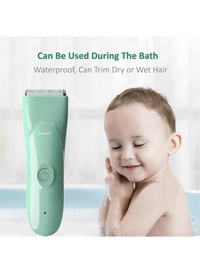 Baby Hair Clippers - Ultra Quiet Electric Hair Trimmer, Cordless Rechargeable Waterproof Haircut Kit for Kids Infants & Adult.