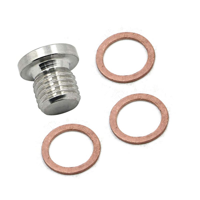 Alpha Rider Crankcase Engine Oil Drain Plug and Washers for Polaris RZR 570 800 900 1000 Sportsman 570 600 700 800 850 1000 Ranger 570 700 800 900 ETX Scrambler 850 1000 ACE 325 570