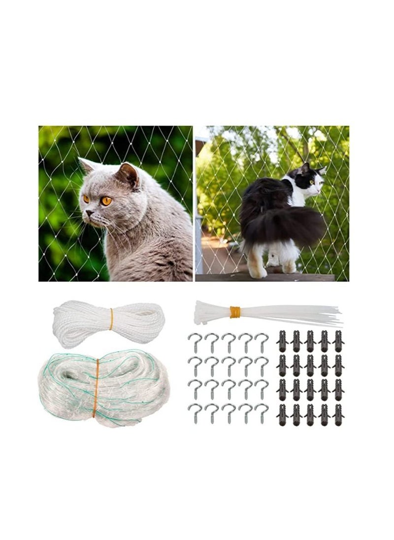 Dubkart - Net Balcony Protection Net Balcony Garden Fence {Extra Large: 8X3m} - Image 1