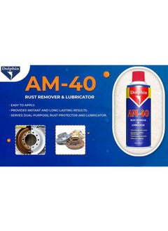 Dolphin AM-40 ,480ml Rust Remover And Lubricator  - Image 4