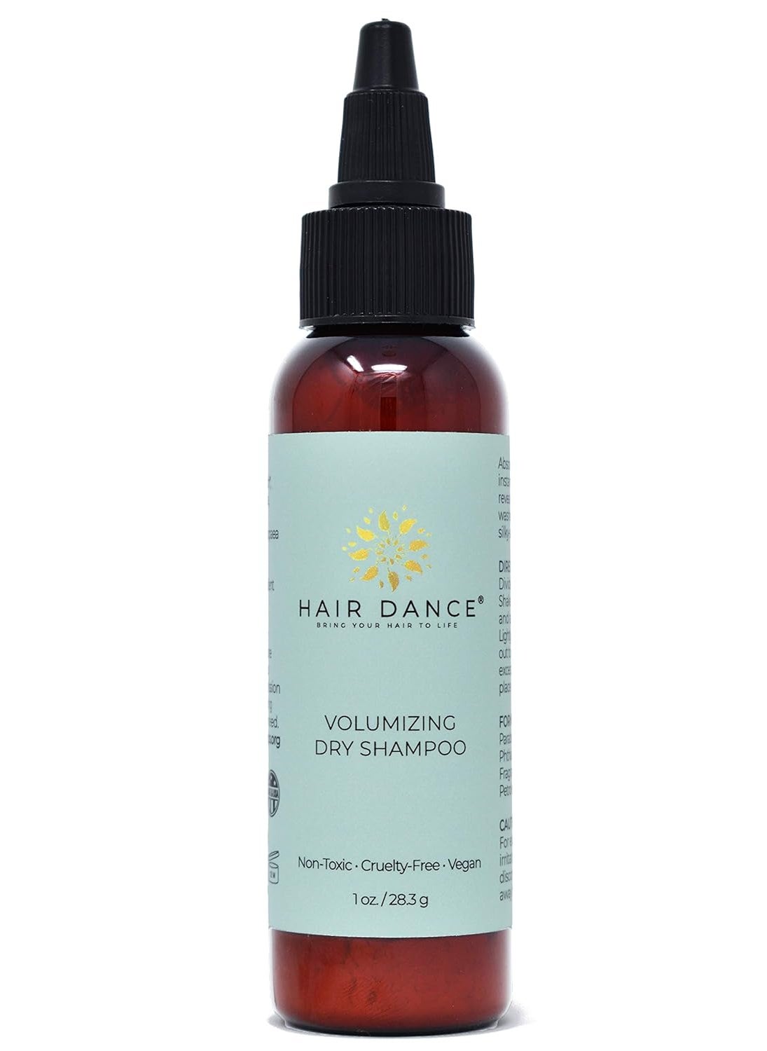 Hair Dance - Dry Shampoo Volume Powder  Natural  Organic Ingredients  NonAerosol  Made in USA  Talc  Corn Free  For Blonde and Dark Hair  Lavender Oil Scented  1 Ounce - Image 1