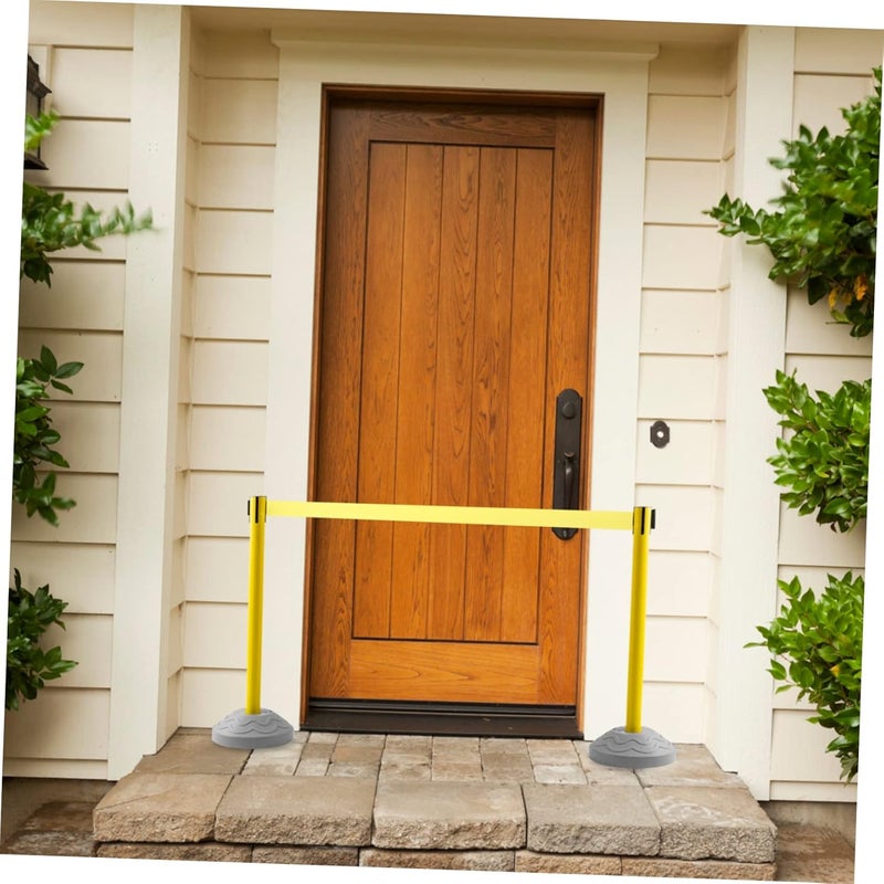 Retractable Queue Barrier Belt PVC Isolation Caution Tape 1 Pack 10 Meters Yellow - Image 5