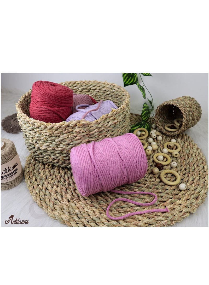 Antikiano macrame cord Consists of one 500g roll 3 mm - Image 3
