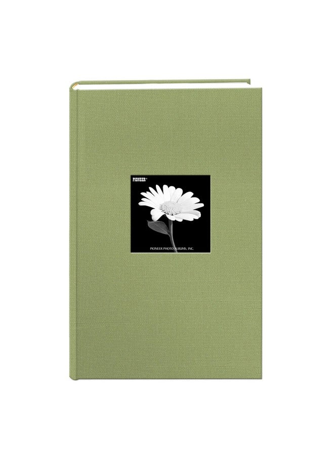 Pioneer Photo Albums Fabric Frame Cover Photo Album 300 Pockets Hold 4X6 Photos, Sage Green  - Image 1