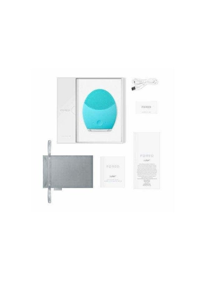 Foreo Luna 2 Facial Cleansing Brush for Oily Skin, Turquoise - Image 1