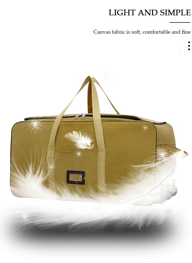 DUNISO Foldable Rolling Duffel Bag with 3 Wheels, Light Weight Travel Duffel bag with Large Loading Capacity, Inch Durable Travel Luggage Bag- Rugged, Collapsible Carry On Luggage Bag for Travel Camping Sports - Image 5