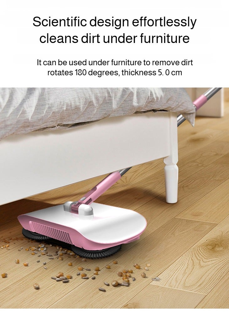 روبوت تنظيف الأرضيات مع مكنسة ومساحة تنظيف منزلية، آلة كنس وجلي  تفصيل الترجمة - Image 3