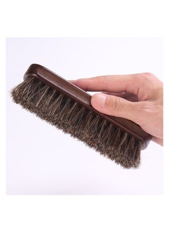 Generic Horsehair Shoe Brush, Shoe Polish Brush Shoe Cleaning Brush, Gentle and Effective Shoe Cleaning Tool for Leather, Suede, Sneakers Shoes  - Image 1