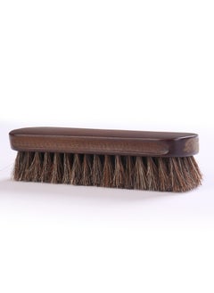 Generic Horsehair Shoe Brush, Shoe Polish Brush Shoe Cleaning Brush, Gentle and Effective Shoe Cleaning Tool for Leather, Suede, Sneakers Shoes  - Image 3