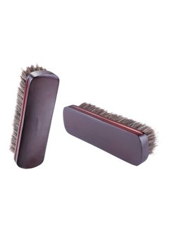 Generic Horsehair Shoe Brush, Shoe Polish Brush Shoe Cleaning Brush, Gentle and Effective Shoe Cleaning Tool for Leather, Suede, Sneakers Shoes  - Image 5